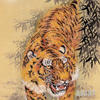 Тигр и бамбук