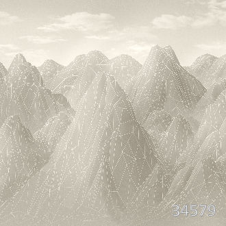 Серые линейные горы