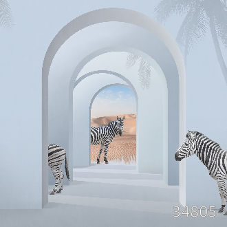 Уходящая вдаль арка