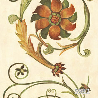 Фриз с цветочным орнаментом