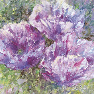 Сиреневые маки